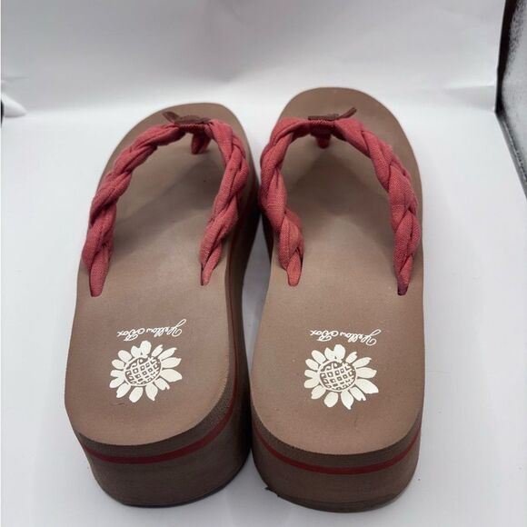 Yellowbox women's karnika platform sandal Sienna size 7.5 Pre-Owned - Picture 3 of 6